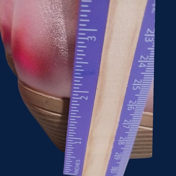 Soda Blazing Western-Style Ankle Boots Stitched Pointed  Toe Metallic Rose Sz 9 - Picture 11 of 16